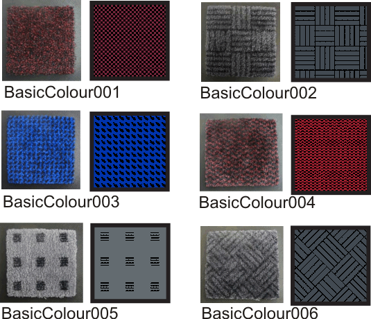 Schmutzfangmatten_Muster_Basic Colour